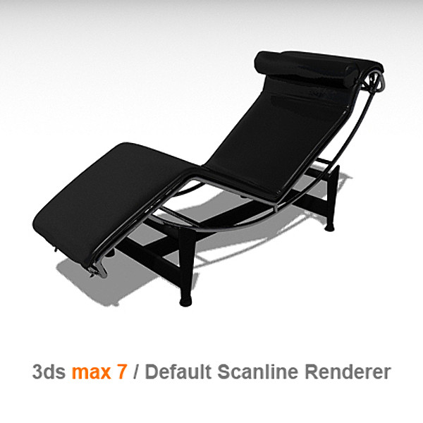3d max design le corbusier - le corbusier lc4 by lajhar